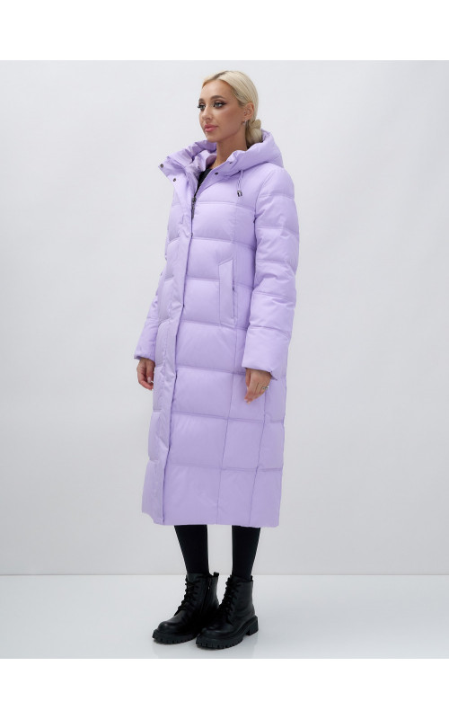 Длинный зимний пуховик для женщин