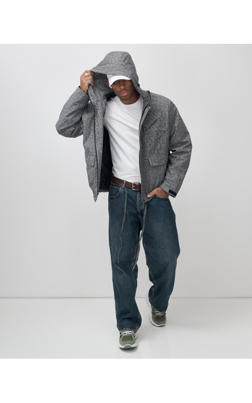 Мужская спортивная куртка для весны и осени, серая. в Тюмени