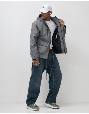 Мужская спортивная куртка для весны и осени, серая. в Тюмени