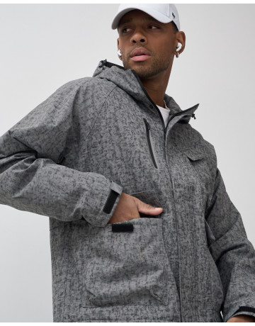 Мужская спортивная куртка для весны и осени, серая. в Тюмени