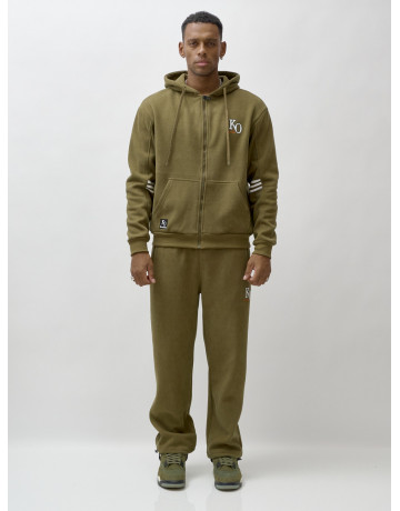 Мужской утеплённый спортивный костюм с начёсом.