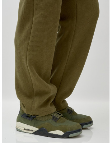 Мужской демисезонный спортивный костюм на флисе, цвет хаки, для спорта. в Тюмени