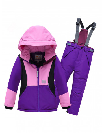 Горнолыжный зимний костюм для девочки, защита от холода и влаги.