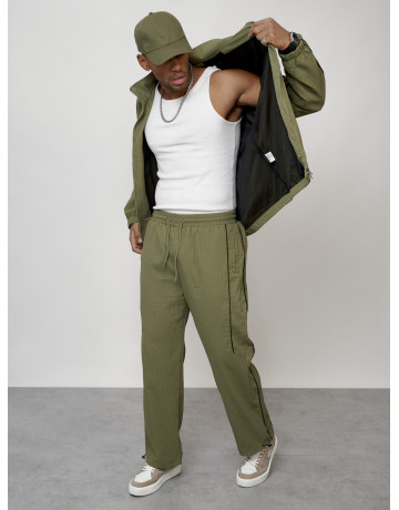 Мужской модный спортивный костюм цвета хаки для активного отдыха в Тюмени