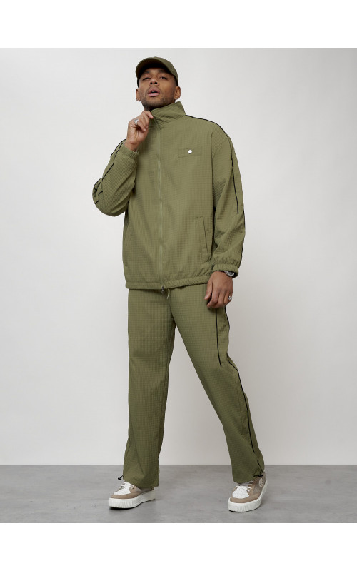 Мужской модный спортивный костюм цвета хаки для активного отдыха в Тюмени