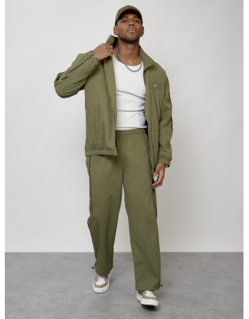 Мужской модный спортивный костюм цвета хаки для активного отдыха в Тюмени