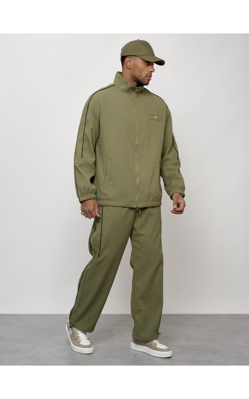 Мужской модный спортивный костюм цвета хаки для активного отдыха в Тюмени