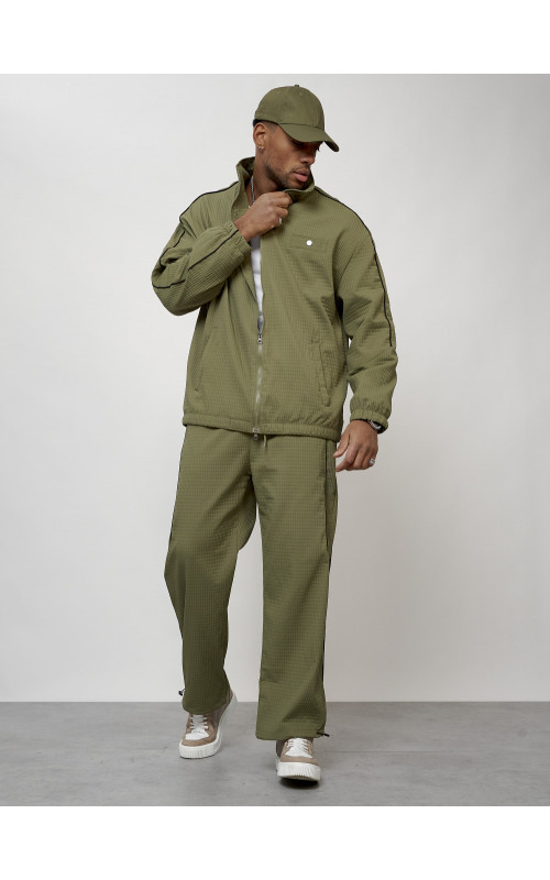 Мужской модный спортивный костюм цвета хаки для активного отдыха в Тюмени