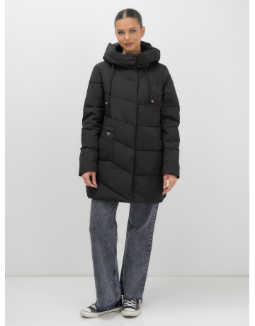 Женская утеплённая куртка с капюшоном для осени и зимы, свободный покрой.