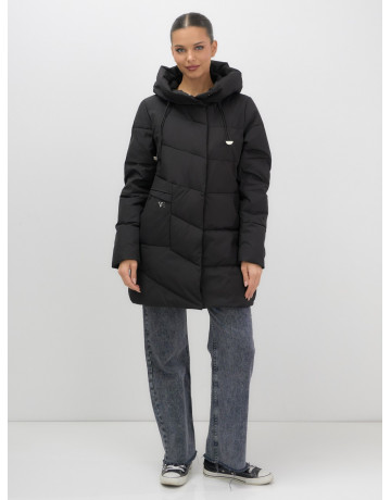 Женская утеплённая куртка с капюшоном для осени и зимы, свободный покрой.