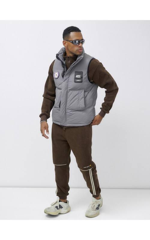 Мужской спортивный утеплённый жилет для активного отдыха