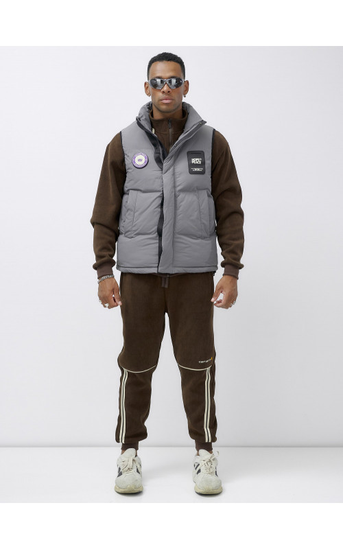 Мужской спортивный утеплённый жилет для активного отдыха