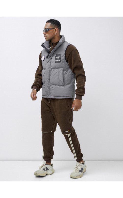 Мужской спортивный утеплённый жилет для активного отдыха