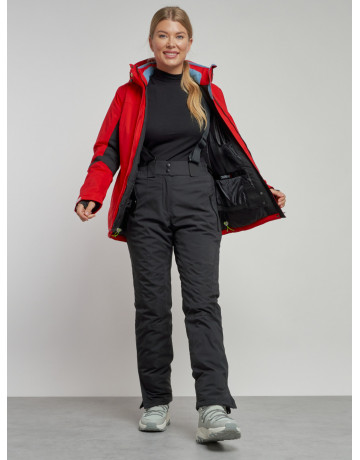 Женский горнолыжный костюм зимний красный для зимних видов спорта в Тюмени
