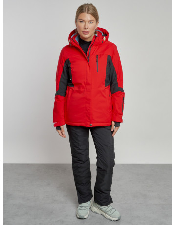 Женский горнолыжный костюм зимний красный для зимних видов спорта в Тюмени