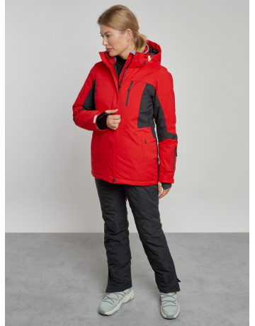 Женский горнолыжный костюм зимний красный для зимних видов спорта в Тюмени