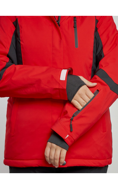 Женский горнолыжный костюм зимний красный для зимних видов спорта в Тюмени