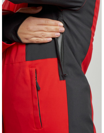 Женский горнолыжный костюм зимний красный для зимних видов спорта в Тюмени