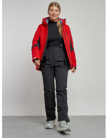 Женский горнолыжный костюм зимний красный для зимних видов спорта в Тюмени
