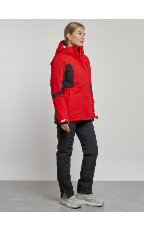 Женский горнолыжный костюм зимний красный для зимних видов спорта в Тюмени