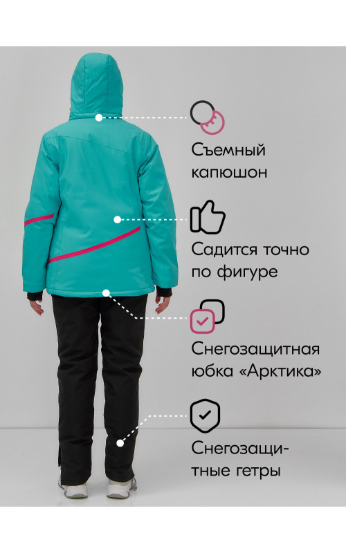 Женский горнолыжный костюм: стиль и комфорт для зимних приключений.