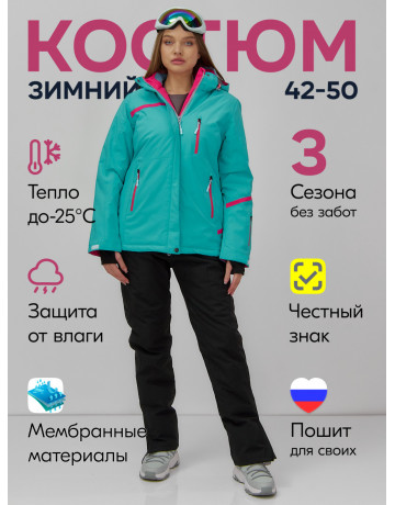 Женский горнолыжный костюм: стиль и комфорт для зимних приключений.