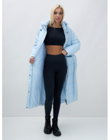 Длинный зимний пуховик для женщин.