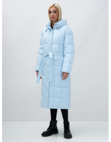 Длинный зимний пуховик для женщин.