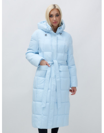 Длинный зимний пуховик для женщин.