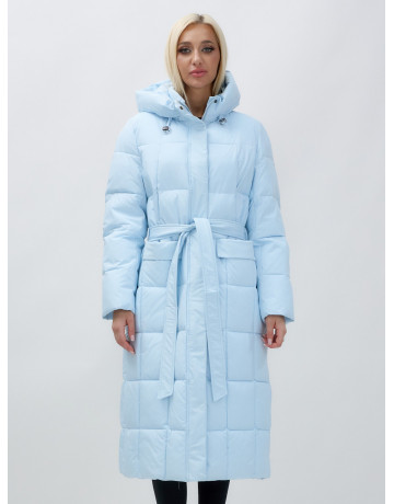 Длинный зимний пуховик для женщин.