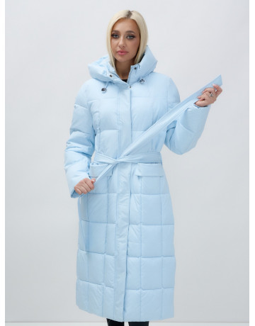 Длинный зимний пуховик для женщин.