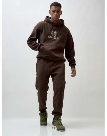 Мужской спортивный утеплённый костюм с начёсом.