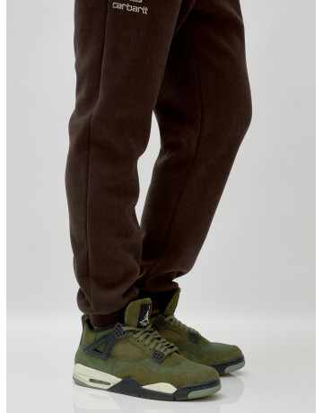 Мужской демисезонный спортивный костюм на флисе, коричневый, для спорта. в Тюмени