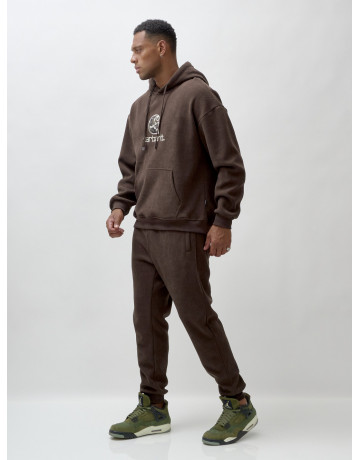 Мужской спортивный утеплённый костюм с начёсом.