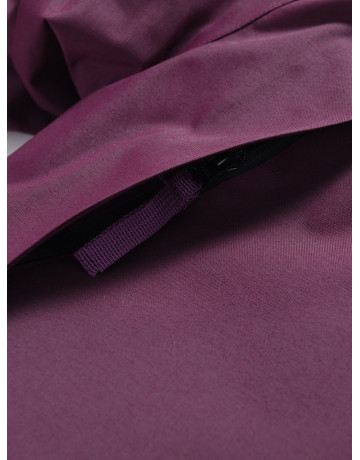 Женская зимняя парка с капюшоном, бордовая, для активного отдыха в Тюмени