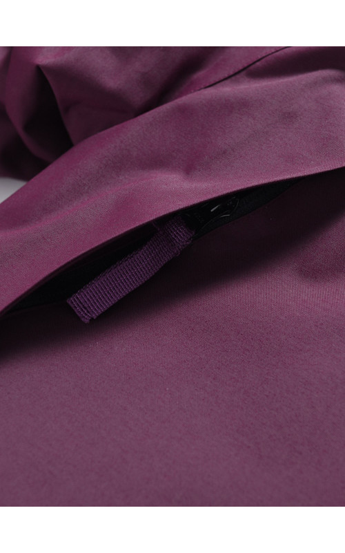 Женская зимняя парка с капюшоном, бордовая, для активного отдыха в Тюмени