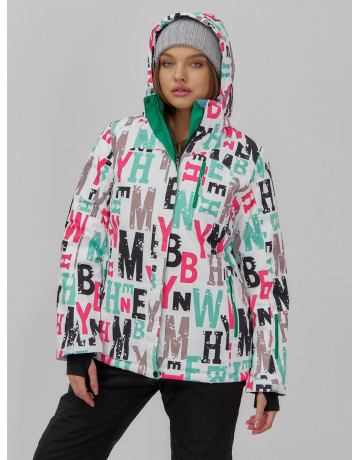 Женская горнолыжная куртка, цвет белый