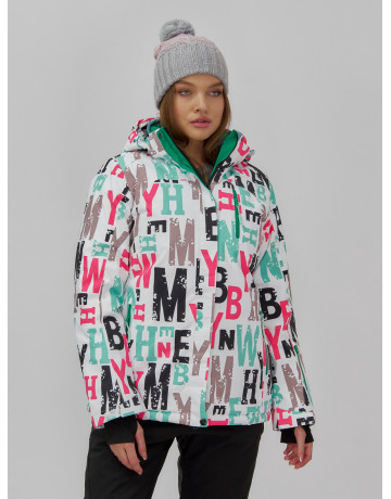 Женская горнолыжная куртка, цвет белый