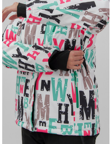 Женская горнолыжная куртка, цвет белый