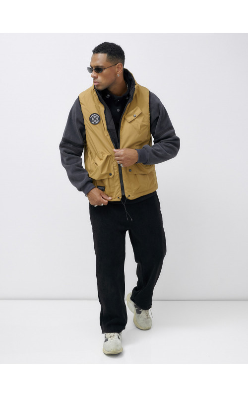 Мужская утеплённая жилетка для активного отдыха и города.