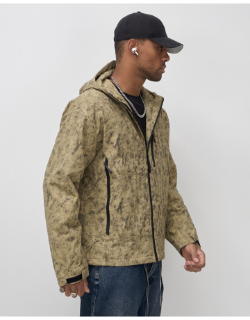 Мужская спортивная куртка для весны и осени, бежевый, для активного отдыха в Тюмени