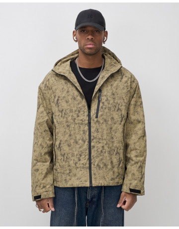 Мужская спортивная куртка для весны и осени, бежевый, для активного отдыха в Тюмени