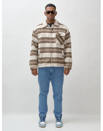 Ворсистая шерстяная рубашка для активного образа жизни