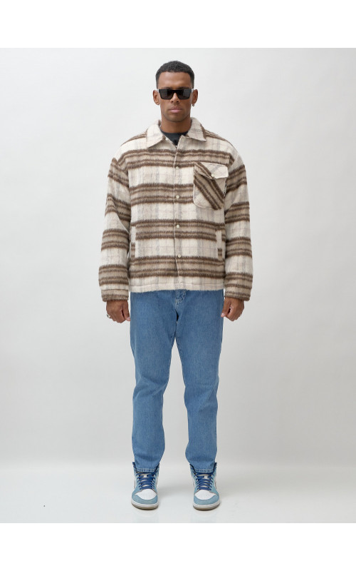 Ворсистая шерстяная рубашка для активного образа жизни