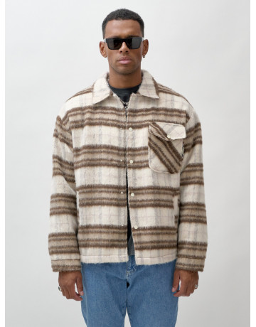 Ворсистая шерстяная рубашка для активного образа жизни