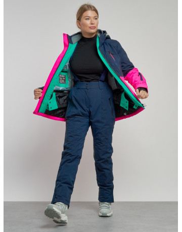 Женский горнолыжный костюм розовый зимний для спорта в Тюмени