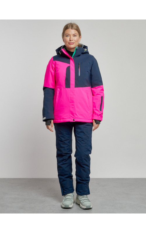 Женский горнолыжный костюм розовый зимний для спорта в Тюмени