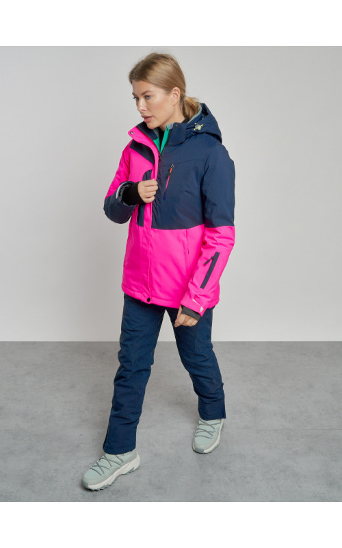 Женский горнолыжный костюм розовый зимний для спорта в Тюмени