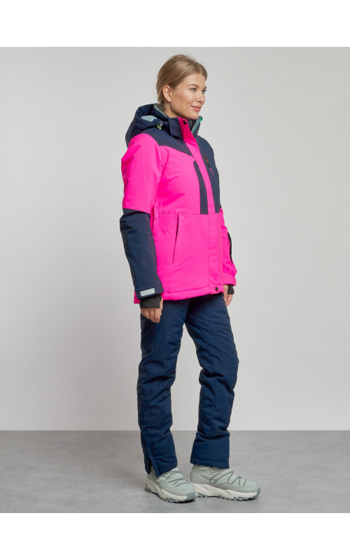 Женский горнолыжный костюм розовый зимний для спорта в Тюмени