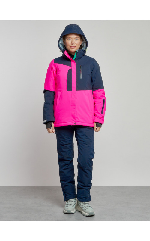 Женский горнолыжный костюм розовый зимний для спорта в Тюмени